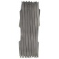 vidaXL Vallas enrejado 5 uds madera maciza de abeto gris 180x30 cm vidaXL Vallas enrejado 5 uds madera maciza de abeto gris 180x30 cm