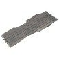 vidaXL Vallas enrejado 5 uds madera maciza de abeto gris 180x30 cm vidaXL Vallas enrejado 5 uds madera maciza de abeto gris 180x30 cm