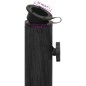 vidaXL Base de sombrilla de hierro fundido negro 44x44x32 cm 