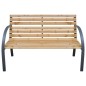 vidaXL Banco de jardín madera maciza abeto 112 cm vidaXL Banco de jardín madera maciza abeto 112 cm