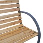 vidaXL Banco de jardín madera maciza abeto 112 cm vidaXL Banco de jardín madera maciza abeto 112 cm