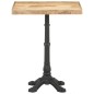 vidaXL Mesa de bistró madera de mango rugosa 60x60x77 cm vidaXL Mesa de bistró madera de mango rugosa 60x60x77 cm