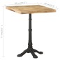 vidaXL Mesa de bistró madera de mango rugosa 60x60x77 cm vidaXL Mesa de bistró madera de mango rugosa 60x60x77 cm
