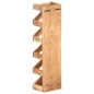 vidaXL Botellero para 5 botellas madera maciza de acacia vidaXL Botellero para 5 botellas madera maciza de acacia