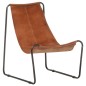 vidaXL Silla de relax de cuero auténtico marrón vidaXL Silla de relax de cuero auténtico marrón