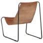 vidaXL Silla de relax de cuero auténtico marrón vidaXL Silla de relax de cuero auténtico marrón