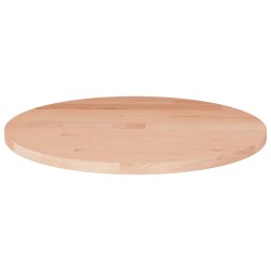 vidaXL Superficie de mesa redonda madera de roble sin tratar Ø30x1,5cm