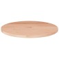 vidaXL Superficie de mesa redonda madera de roble sin tratar Ø30x1,5cm