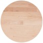 vidaXL Superficie de mesa redonda madera de roble sin tratar Ø30x1,5cm