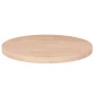 vidaXL Superficie de mesa redonda madera de roble sin tratar Ø30x2,5cm vidaXL Superficie de mesa redonda madera de roble sin tratar Ø30x2,5cm