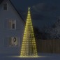 vidaXL Árbol de Navidad cono de luz 1544 LEDs blanco cálido 500 cm vidaXL Árbol de Navidad cono de luz 1544 LEDs blanco cálido 500 cm