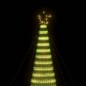 vidaXL Árbol de Navidad cono de luz 1544 LEDs blanco cálido 500 cm vidaXL Árbol de Navidad cono de luz 1544 LEDs blanco cálido 500 cm