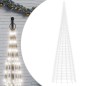 vidaXL Árbol de Navidad en asta de bandera 3000 LED blanco frío 800 cm vidaXL Árbol de Navidad en asta de bandera 3000 LED blanco frío 800 cm
