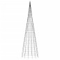 vidaXL Árbol de Navidad en asta de bandera 3000 LED blanco frío 800 cm vidaXL Árbol de Navidad en asta de bandera 3000 LED blanco frío 800 cm