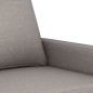vidaXL Sofá de 3 plazas de tela gris taupe 180 cm vidaXL Sofá de 3 plazas de tela gris taupe 180 cm
