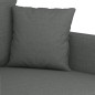 vidaXL Juego de sofás con cojines 2 piezas tela gris oscuro vidaXL Juego de sofás con cojines 2 piezas tela gris oscuro