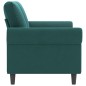 vidaXL Sofá de 2 plazas de terciopelo verde oscuro 140 cm vidaXL Sofá de 2 plazas de terciopelo verde oscuro 140 cm