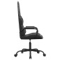 vidaXL Silla gaming con masaje cuero sintético color camuflaje y negro vidaXL Silla gaming con masaje cuero sintético color camuflaje y negro