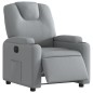 vidaXL Sillón reclinable eléctrico tela gris claro vidaXL Sillón reclinable eléctrico tela gris claro
