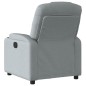 vidaXL Sillón reclinable eléctrico tela gris claro vidaXL Sillón reclinable eléctrico tela gris claro