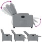 vidaXL Sillón reclinable eléctrico tela gris claro vidaXL Sillón reclinable eléctrico tela gris claro