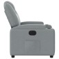 vidaXL Sillón reclinable eléctrico tela gris claro vidaXL Sillón reclinable eléctrico tela gris claro