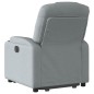 vidaXL Sillón eléctrico reclinable elevable de tela gris claro vidaXL Sillón eléctrico reclinable elevable de tela gris claro