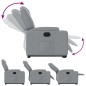 vidaXL Sillón eléctrico reclinable elevable de tela gris claro vidaXL Sillón eléctrico reclinable elevable de tela gris claro