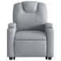 vidaXL Sillón eléctrico reclinable elevable de tela gris claro vidaXL Sillón eléctrico reclinable elevable de tela gris claro