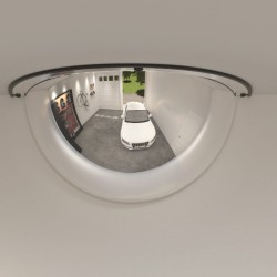 vidaXL Espejos de tráfico 2 uds mitad combada acrílico Ø80 cm