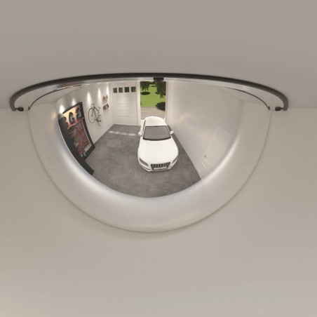vidaXL Espejos de tráfico 2 uds mitad combada acrílico Ø80 cm