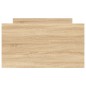 vidaXL Estructura de cama con cajones roble Sonoma 75x190 cm vidaXL Estructura de cama con cajones roble Sonoma 75x190 cm