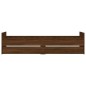 vidaXL Estructura de cama con cajones roble marrón 75x190 cm vidaXL Estructura de cama con cajones roble marrón 75x190 cm