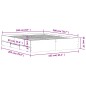 vidaXL Cama con cajones madera de ingeniería roble ahumado 160x200 cm vidaXL Cama con cajones madera de ingeniería roble ahumado 160x200 cm