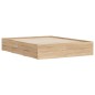 vidaXL Cama con cajones madera ingeniería roble Sonoma 140x200 cm vidaXL Cama con cajones madera ingeniería roble Sonoma 140x200 cm