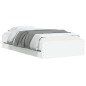 vidaXL Cama con cajones madera de ingeniería blanca 90x200 cm vidaXL Cama con cajones madera de ingeniería blanca 90x200 cm