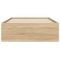 vidaXL Cama con cajones madera ingeniería roble Sonoma 90x200 cm vidaXL Cama con cajones madera ingeniería roble Sonoma 90x200 cm