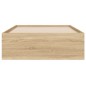 vidaXL Cama con cajones madera ingeniería roble Sonoma 90x190 cm vidaXL Cama con cajones madera ingeniería roble Sonoma 90x190 cm