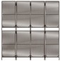vidaXL Biombo de 4 paneles ratán sintético marrón vidaXL Biombo de 4 paneles ratán sintético marrón