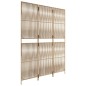 vidaXL Biombo de 3 paneles ratán sintético beige vidaXL Biombo de 3 paneles ratán sintético beige