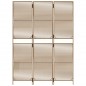 vidaXL Biombo de 3 paneles ratán sintético beige vidaXL Biombo de 3 paneles ratán sintético beige