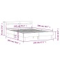 vidaXL Estructura cama con cabecero madera ingeniería blanco 140x200cm vidaXL Estructura cama con cabecero madera ingeniería blanco 140x200cm