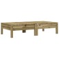 vidaXL Taburetes de jardín con cojines 2 uds madera de pino impregnada vidaXL Taburetes de jardín con cojines 2 uds madera de pino impregnada