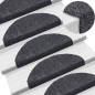 vidaXL Alfombrillas de escaleras autoadhesivas 10 uds gris 65x21x4 cm vidaXL Alfombrillas de escaleras autoadhesivas 10 uds gris 65x21x4 cm