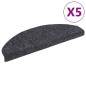 vidaXL Alfombrillas de escaleras autoadhesivas 10 uds gris 65x21x4 cm vidaXL Alfombrillas de escaleras autoadhesivas 10 uds gris 65x21x4 cm