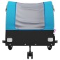 vidaXL Remolque para bicicleta hierro negro y azul 45 kg vidaXL Remolque para bicicleta hierro negro y azul 45 kg