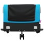 vidaXL Remolque para bicicleta hierro negro y azul 45 kg vidaXL Remolque para bicicleta hierro negro y azul 45 kg