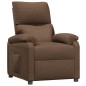 vidaXL Sillón reclinable de tela marrón vidaXL Sillón reclinable de tela marrón