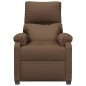 vidaXL Sillón reclinable de tela marrón vidaXL Sillón reclinable de tela marrón