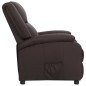vidaXL Sillón reclinable de cuero auténtico marrón vidaXL Sillón reclinable de cuero auténtico marrón